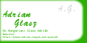 adrian glasz business card